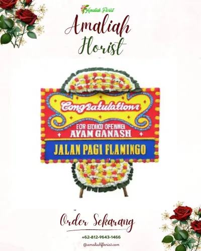 Bunga Papan Congratulation di Gunungkendeng